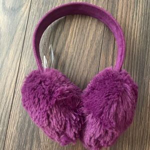 Purple earmuffs